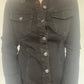 Black Denim Dress - Size 14