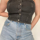 H&M Denim Top NEW - Size XXL