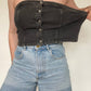 H&M Denim Top NEW - Size XXL