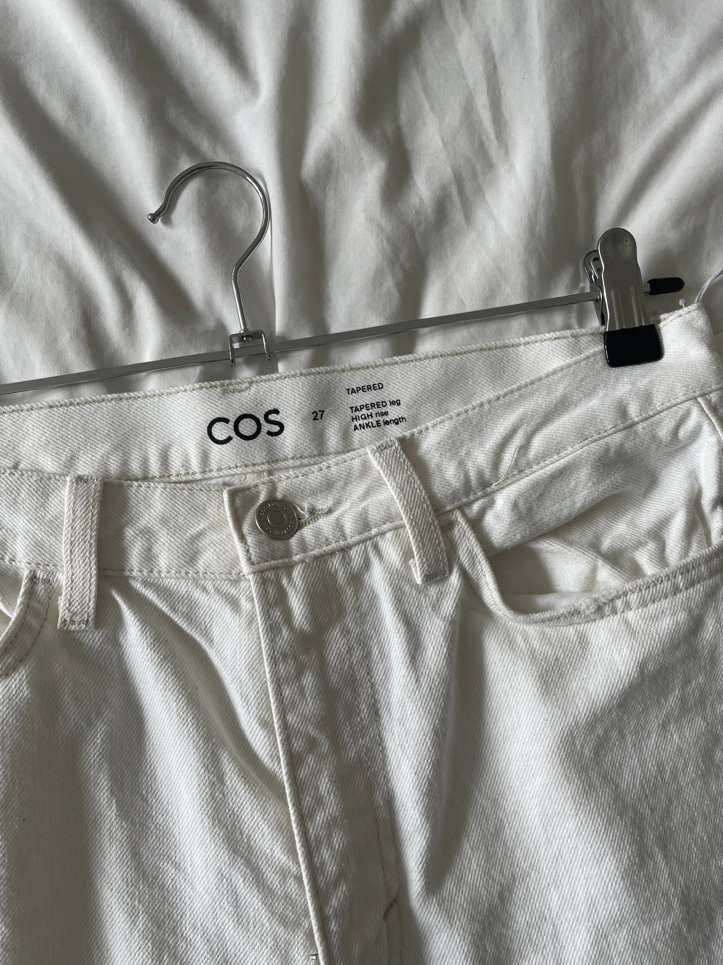 COS White Jeans NEW £75 - Size 8/10