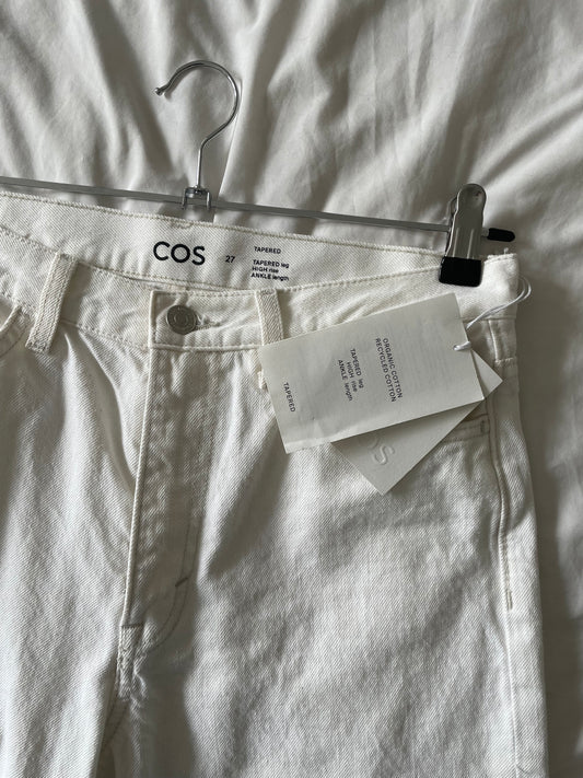 COS White Jeans NEW £75 - Size 8/10