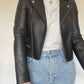 Maje Leather Jacket RRP £449 - Size 8