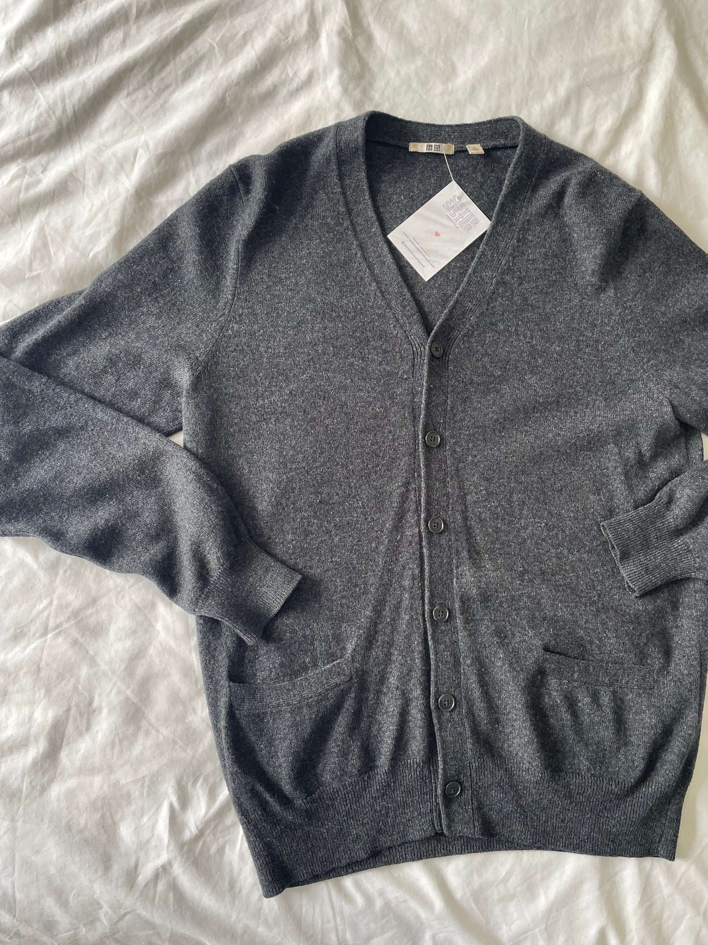 Uniqlo Cashmere Cardigan - Size Small