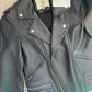 Maje Leather Jacket RRP £449 - Size 8
