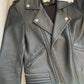 Maje Leather Jacket RRP £449 - Size 8