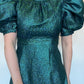 Coast Green Metallic Dress NEW RRP £139 - Size 8