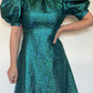 Coast Green Metallic Dress NEW RRP £139 - Size 8