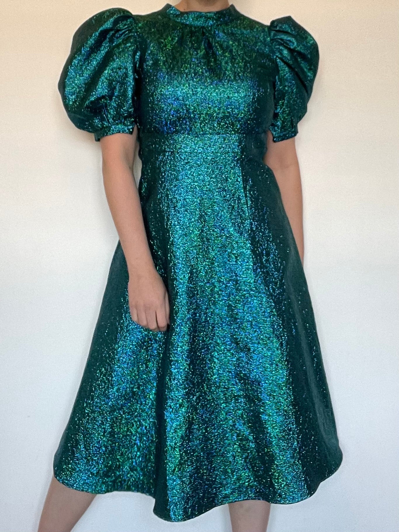 Coast Green Metallic Dress NEW RRP £139 - Size 8