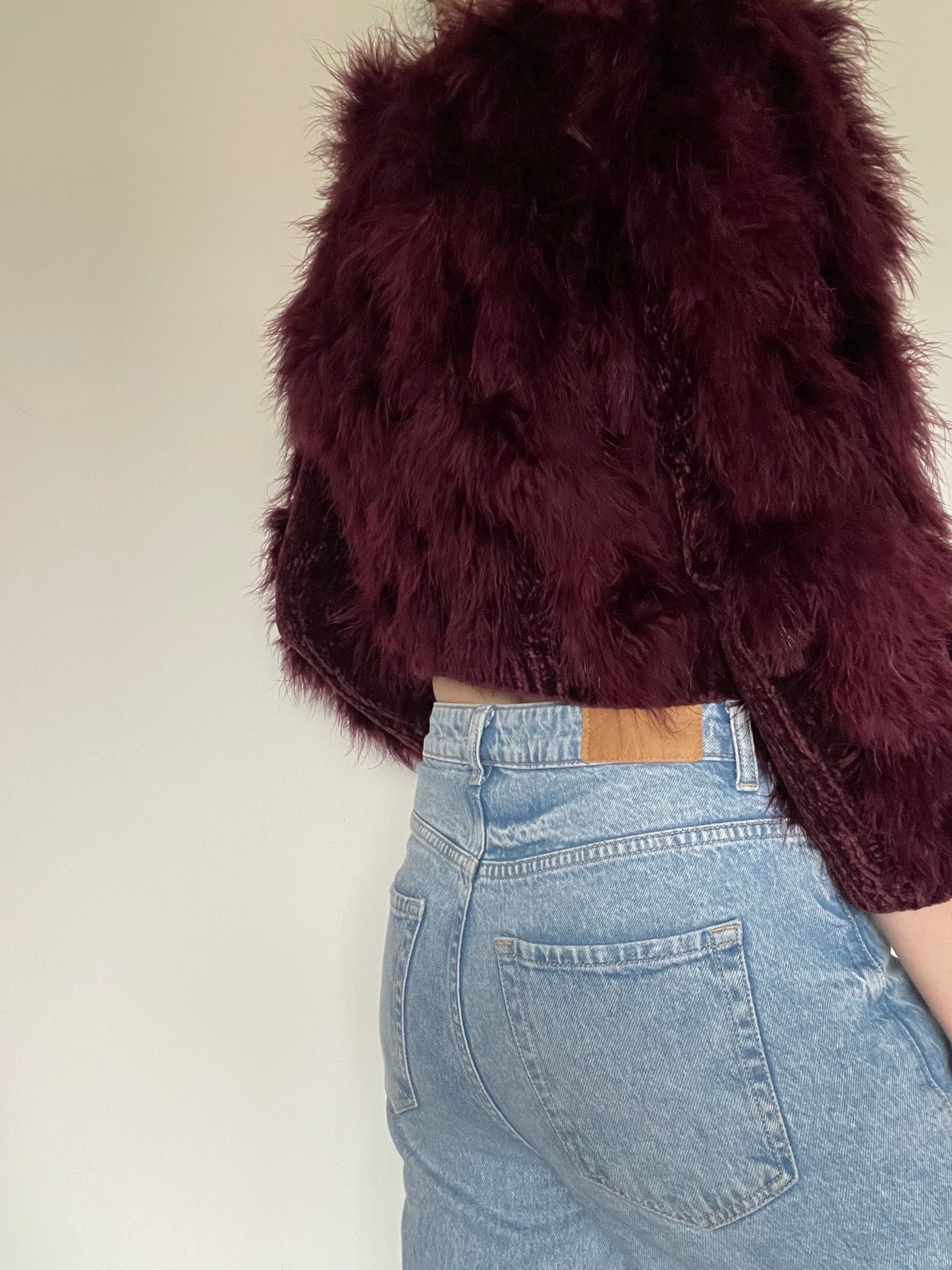 Topshop Feather Jumper - Size 8