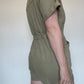 Topshop Denim Playsuit - Size 10