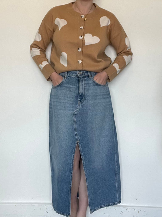 Mango Denim Skirt- Size XL