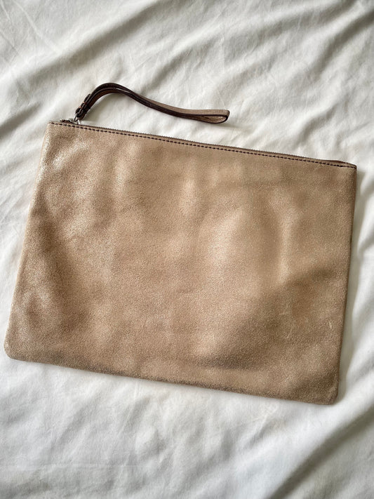 Clarks Gold Leather Bag