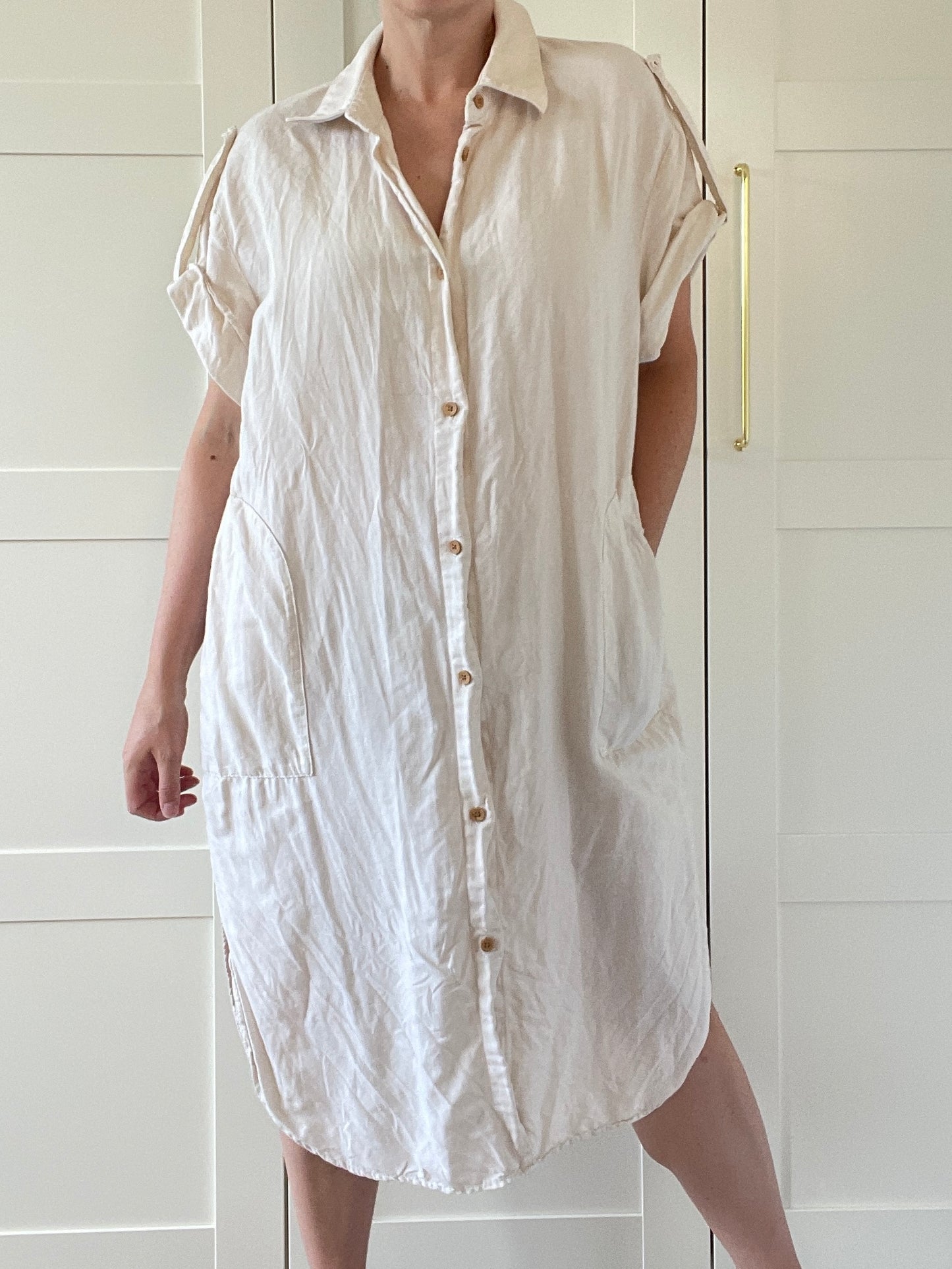 Zara Linen Dress - Size L