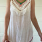 Cotton Code Beach Dress - One Size