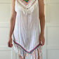 Cotton Code Beach Dress - One Size