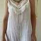 Cotton Code Beach Dress - One Size