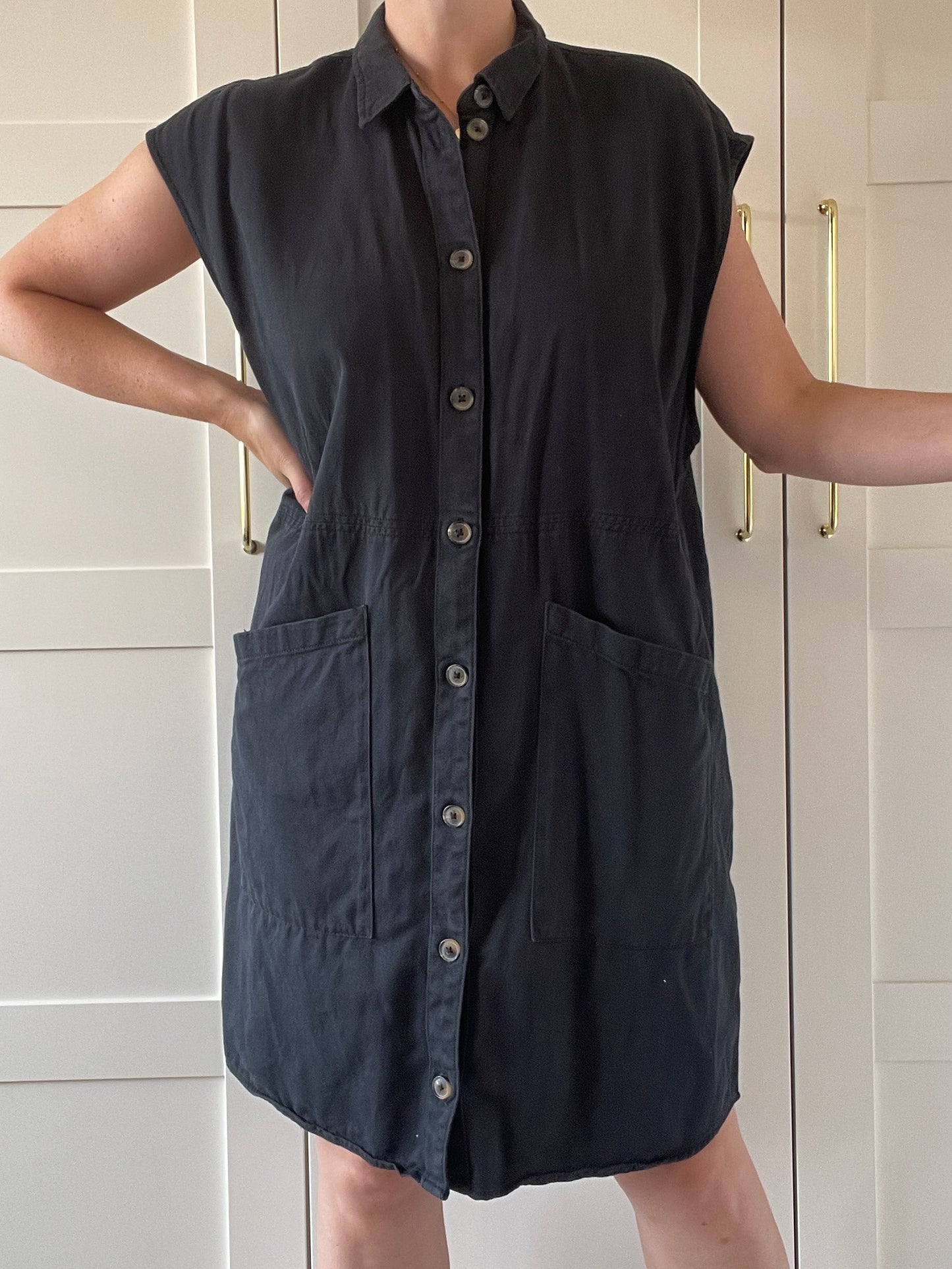 Noisy May Denim Dress - Size XL