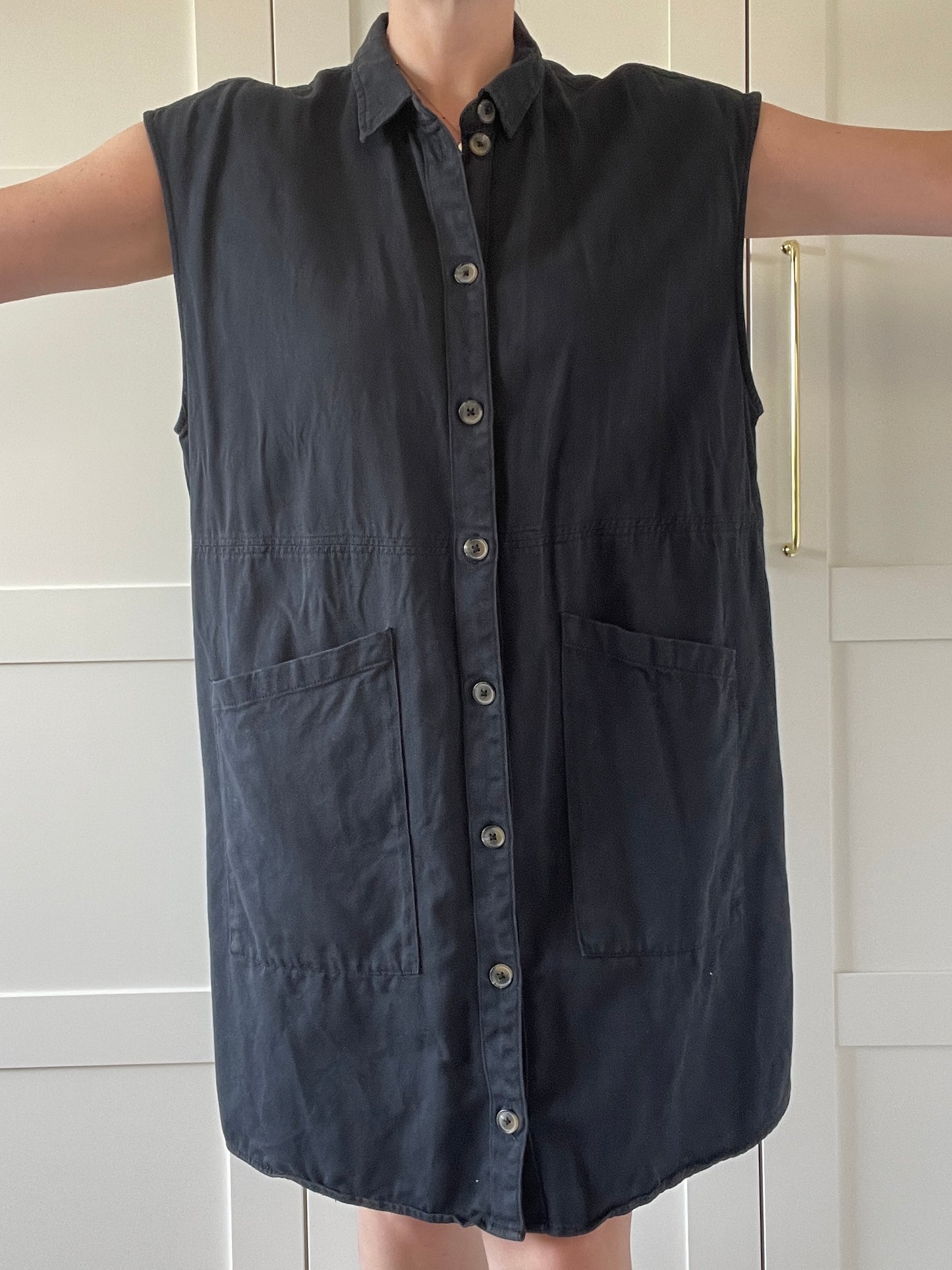 Noisy May Denim Dress - Size XL