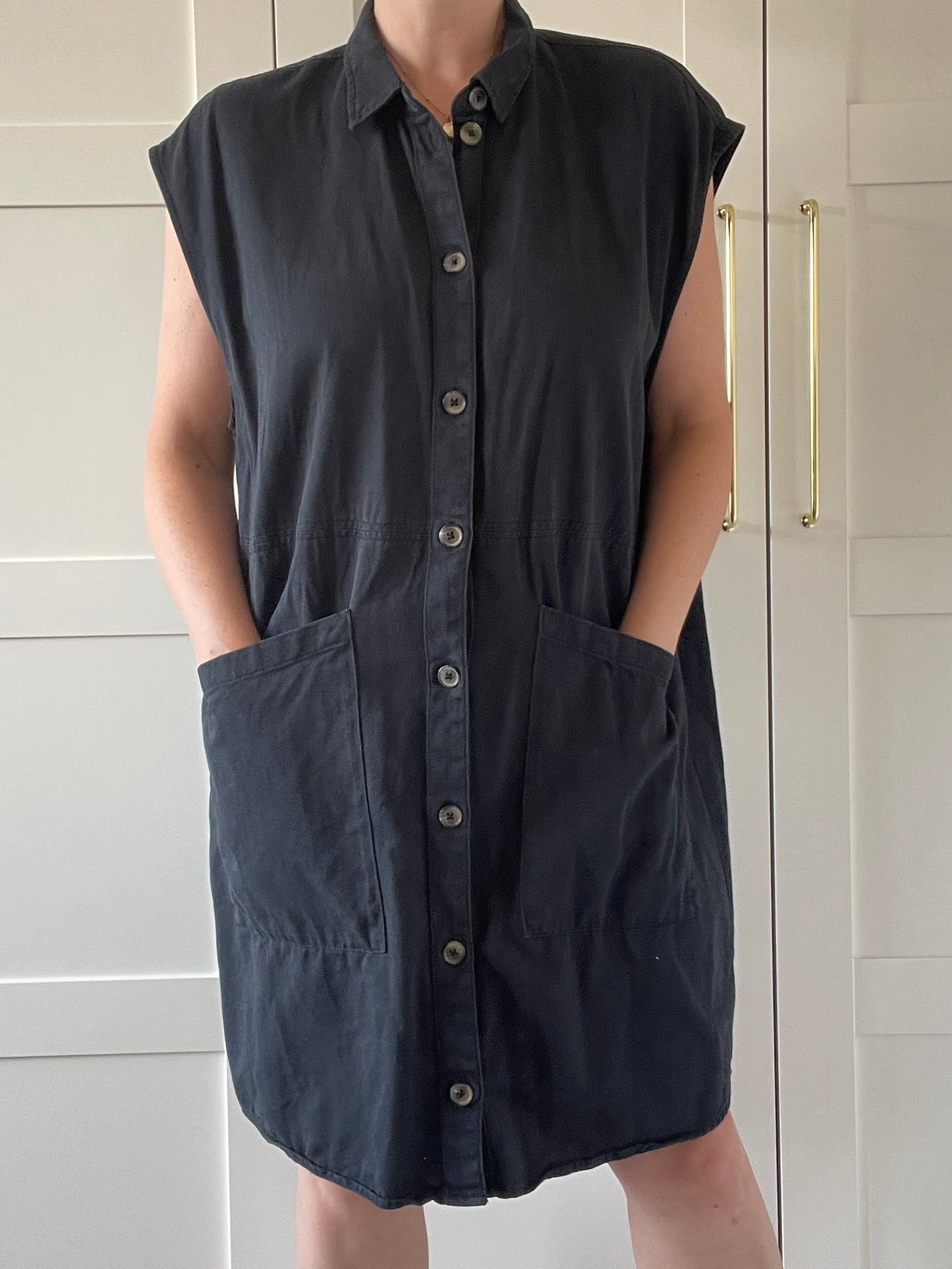 Noisy May Denim Dress - Size XL
