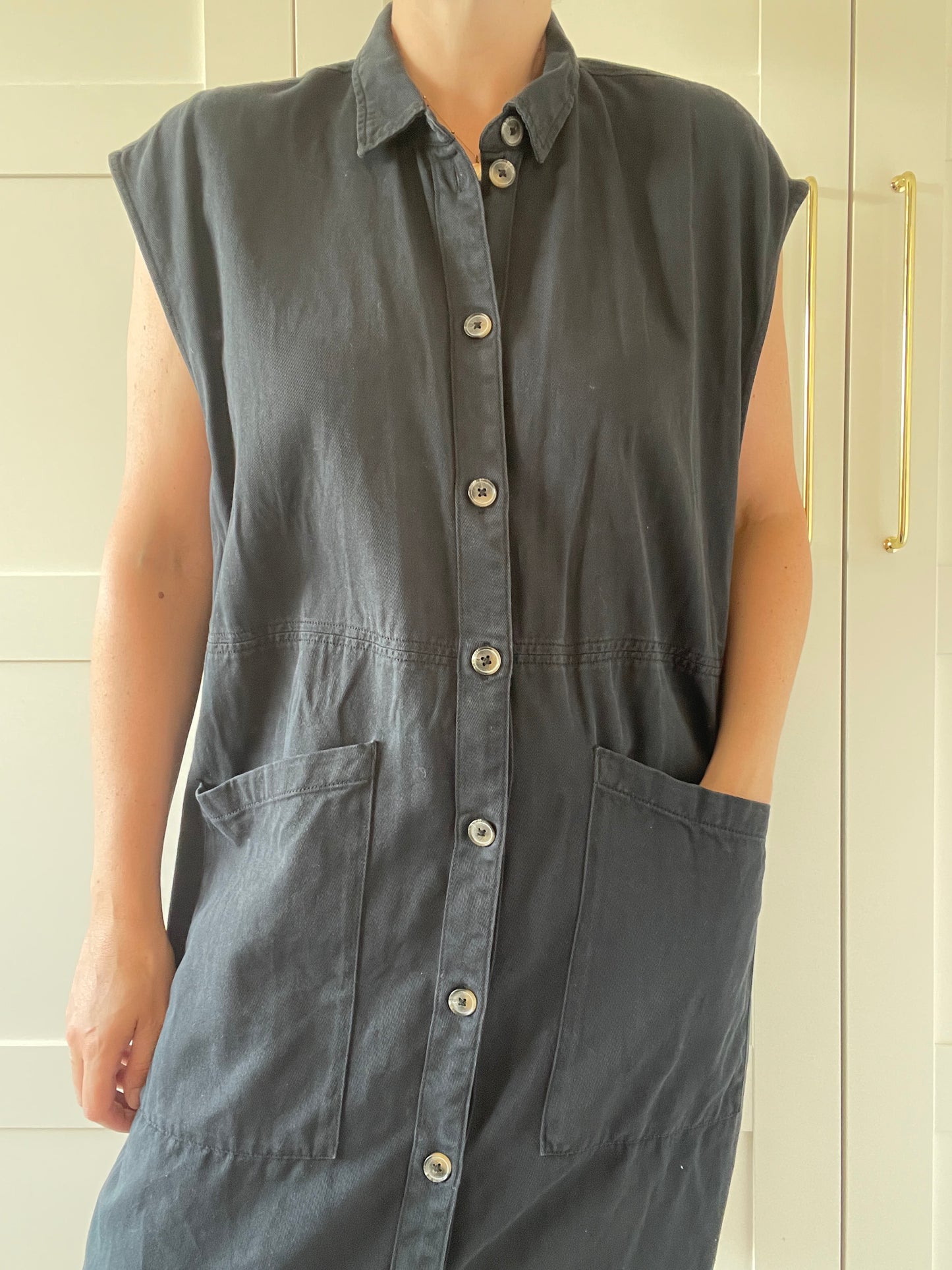 Noisy May Denim Dress - Size XL