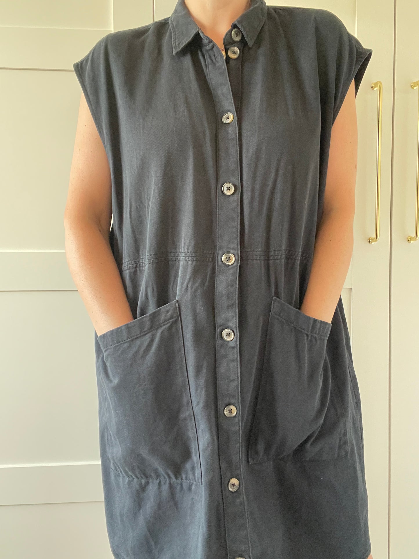 Noisy May Denim Dress - Size XL