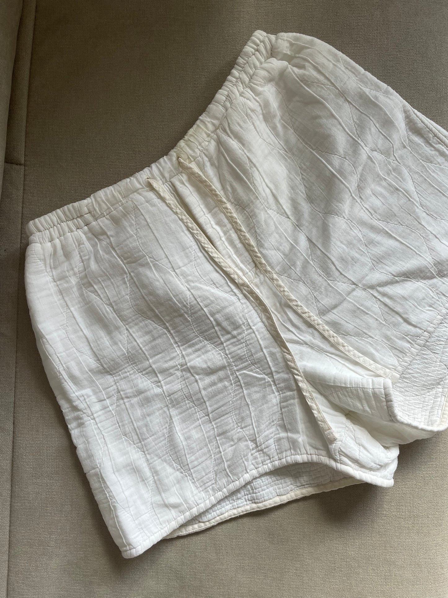 Zara Quilted Shorts - Size L