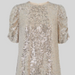 Whistles Sequin Top RRP £129 - Size 10