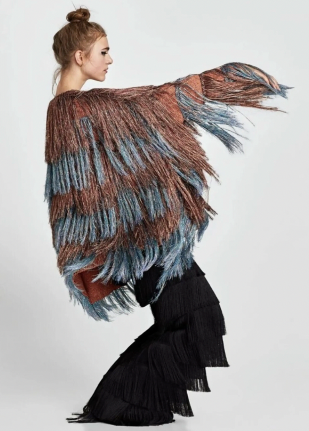 Zara Fringe Jumper