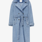Pull & Bear Denim Trench - Size Small