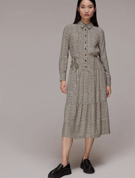 Whistles Midi Dress - Size 16