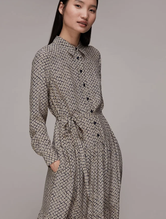 Whistles Midi Dress - Size 16