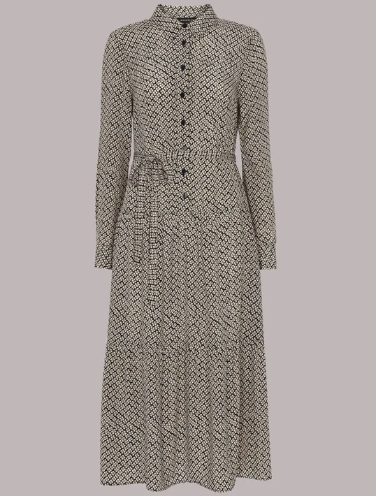 Whistles Midi Dress - Size 16
