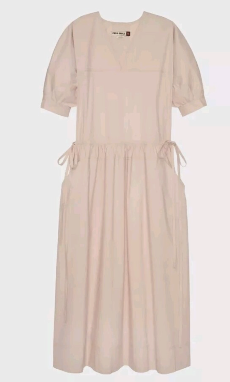 Zara SRPLS Cotton Dress RRP £99 - Size L