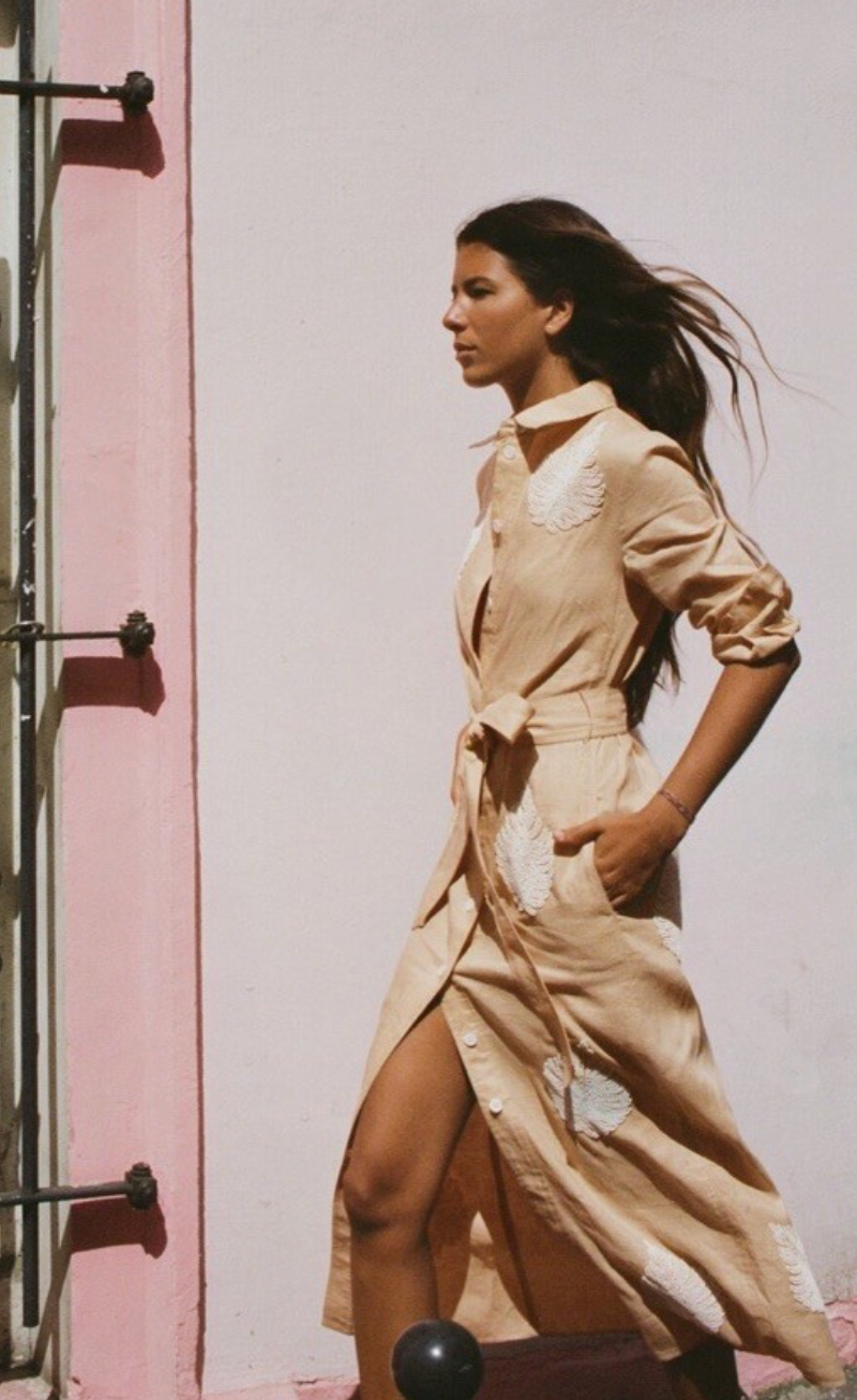 Zara Linen Dress - Size L