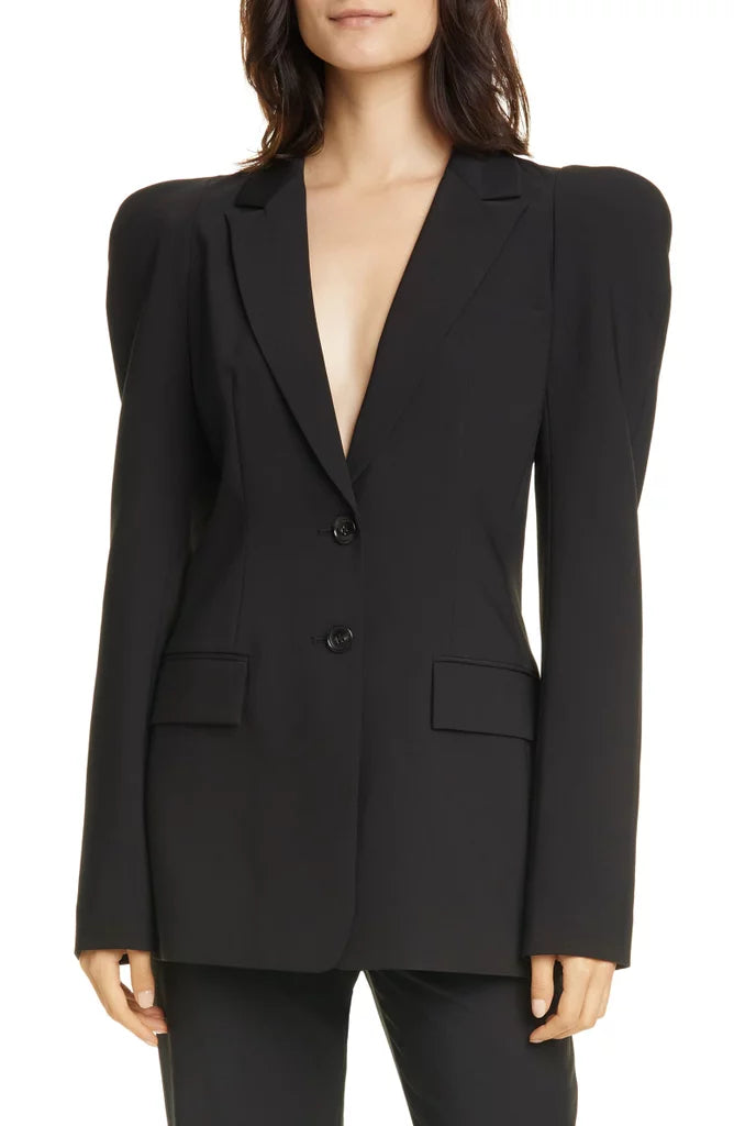 Tibi Sculpted Shoulder Blazer NEW RRP £670- Size 8/10