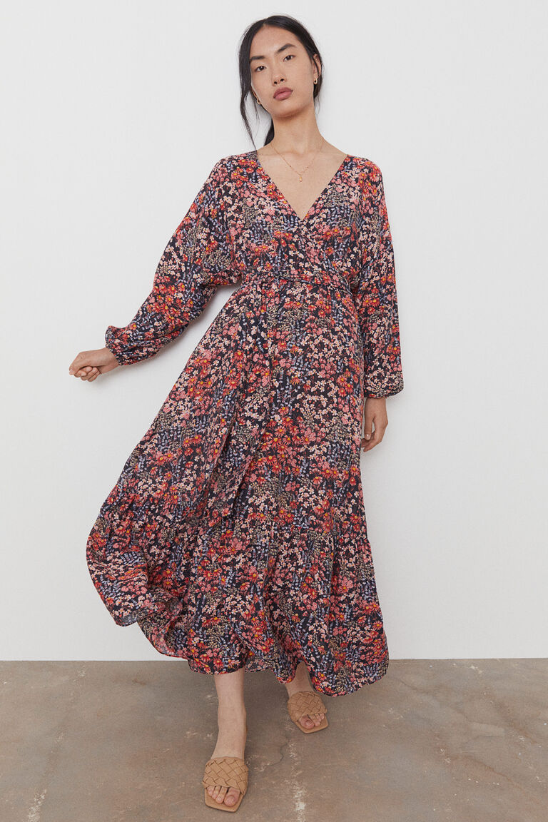 H&M Floral Wrap Dress